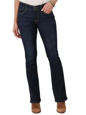 Democracy Itty Bitty Bootcut Jeans 12 Ab Technology Booty Lift Dark Wash NWT